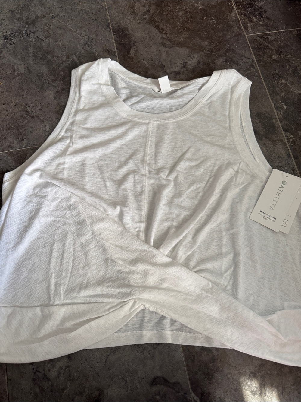 Athleta breezy twist tank size 3x